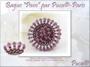 Perles en verre Piros® par Puca® 2x5 mm - Full Dorado x10g
