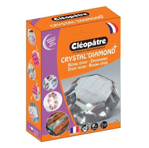 Résine d'inclusion Crystal'Diamond 150 ml