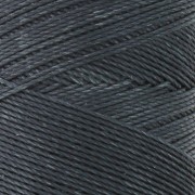Bobine de fil ciré Linhasita pour micro macramé 0.75 mm - Gris Foncé (474) x228m