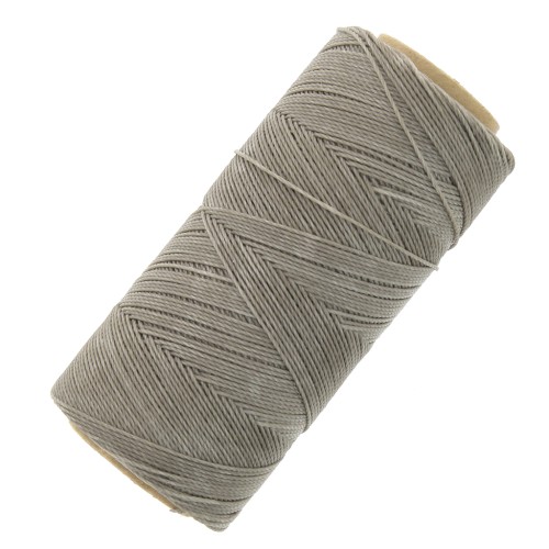 Bobine de fil ciré Linhasita pour micro macramé 0.75 mm - Gris Taupe (544) x228m