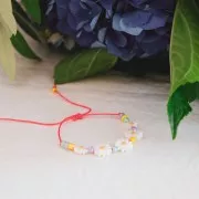 Bobine de fil ciré Linhasita pour micro macramé 0.75 mm - Melon (217) x228m