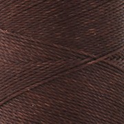 Bobine de fil ciré Linhasita pour micro macramé 0.75 mm - Acajou (515) x228m