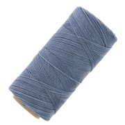 Bobine de fil ciré Linhasita pour micro macramé 0.75 mm - Jeans (384) x228m