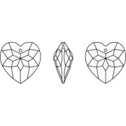 Coeur PureCrystal 6215 18 mm - Crystal Satin x1