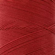 Bobine de fil ciré Linhasita pour micro macramé 0.75 mm - Rouge Cadmium (677) x228m