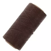 Bobine de fil ciré Linhasita pour micro macramé 0.5 mm - Pécan (649) x335m