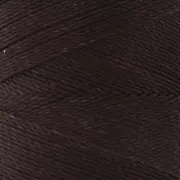 Bobine de fil ciré Linhasita pour micro macramé 0.5 mm - Ebène (555) x335m