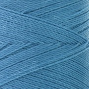 Bobine de fil ciré Linhasita pour micro macramé 0.5 mm - Bleu Ciel (721) x335m