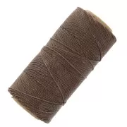 Bobine de fil ciré Linhasita pour micro macramé 1 mm - Cèdre (511) x168m