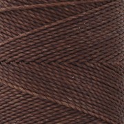 Bobine de fil ciré Linhasita pour micro macramé 1 mm - Pécan (649) x168m