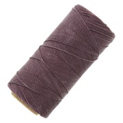 Bobine de fil ciré Linhasita pour micro macramé 1 mm - Sangria Purple (287) x168m