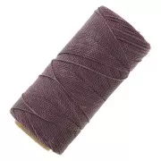 Bobine de fil ciré Linhasita pour micro macramé 1 mm - Sangria Purple (287) x168m