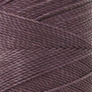Bobine de fil ciré Linhasita pour micro macramé 1 mm - Sangria Purple (287) x168m