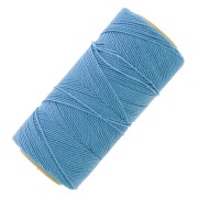Bobine de fil ciré Linhasita pour micro macramé 1 mm - Bleu Ciel (721) x168m