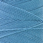 Bobine de fil ciré Linhasita pour micro macramé 1 mm - Bleu Ciel (721) x168m