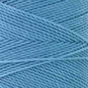 Bobine de fil ciré Linhasita pour micro macramé 1 mm - Bleu Ciel (721) x168m