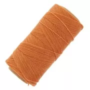 Bobine de fil ciré Linhasita pour micro macramé 1 mm - Melon (217) x168m