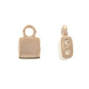 Cymbal Bead Endings Embout de finition pour Tila Beads 7.5x5mm Piperi Doré Rose x1|raw }}