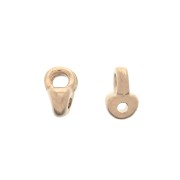 Cymbal Bead Endings - Embout de finition pour SuperDuo 3x5mm Remata Doré Rose x1|raw }}