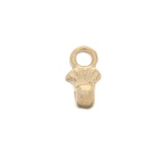 Cymbal - Embout de finition pour Rocaille Miyuki 8/0 4x7 mm Pilos Doré Rose x1|raw }}
