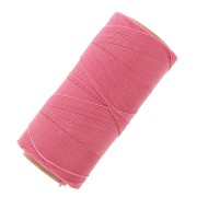 Bobine de fil ciré Linhasita pour micro macramé 0.75 mm - Candy Pink (629) x228m|raw }}