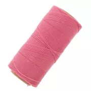 Bobine de fil ciré Linhasita pour micro macramé 0.75 mm - Candy Pink (629) x228m