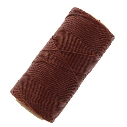 Bobine de fil ciré Linhasita pour micro macramé 0.75 mm - Old Copper (25) x228m