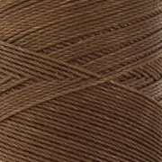 Bobine de fil ciré Linhasita pour micro macramé 0.75 mm - Caramel Brown (362) x228m