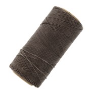 Bobine de fil ciré Linhasita pour micro macramé 0.75mm Marron Chocolat (583) x228m
