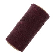 Bobine de fil ciré Linhasita pour micro macramé 0.75 mm - Currant (632) x228m