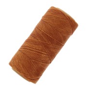 Bobine de fil ciré Linhasita pour micro macramé 0.75 mm - Caramel (203) x228m