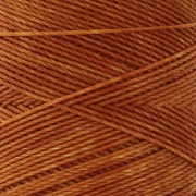 Bobine de fil ciré Linhasita pour micro macramé 0.75 mm - Caramel (203) x228m