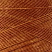 Bobine de fil ciré Linhasita pour micro macramé 0.75 mm - Caramel (203) x228m