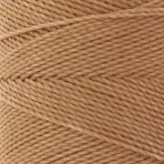 Bobine de fil ciré Linhasita pour micro macramé 0.75 mm - Cinnamon (Palha) x228m