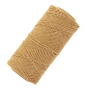 Bobine de fil ciré Linhasita pour micro macramé 0.75 mm - Straw (18) x228m|raw }}