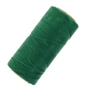 Bobine de fil ciré Linhasita pour micro macramé 0.75 mm - Dark Green (87) x228m