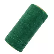Bobine de fil ciré Linhasita pour micro macramé 0.75 mm - Dark Green (87) x228m