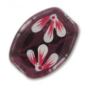 Olive plate 22x18 mm Amethyst x1|raw }}