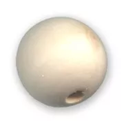 Perles rondes en bois brut 25 mm x8