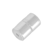 Fermoir aimanté 7x4 mm rhodié x1