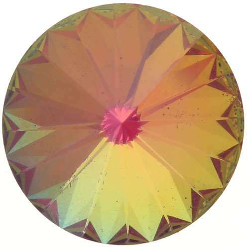 Cabochon PureCrystal 1122 Rivoli 14 mm Crystal AB Ultra Purple x1