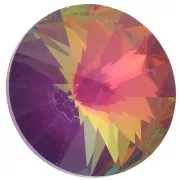 Cabochon PureCrystal 1122 Rivoli 14 mm Crystal AB Ultra Purple x1