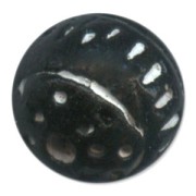 Ronde en argile décorée 12 mm Jet x1