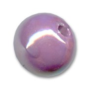 Perle en céramique  8 mm Mauve irisé|raw }}