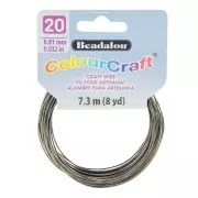 Fil de cuivre rond ColourCraft Wire 0.81 mm - Gunmetal x7.3 m