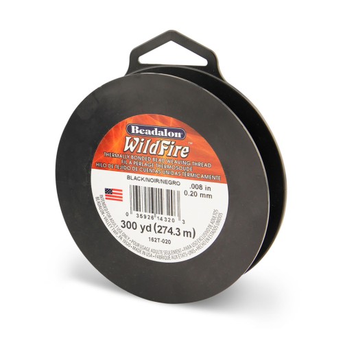 Fil nylon tressé WildFire 0.20 mm - Noir x274.3 m