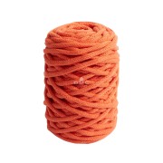 Bobine de cordon DMC 4 mm coton recyclé pour macramé - Eco Vita 12 - Orange x55m