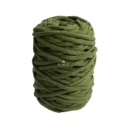 Bobine de cordon DMC 4 mm coton recyclé pour macramé - Eco Vita 12 - Kaki x55m