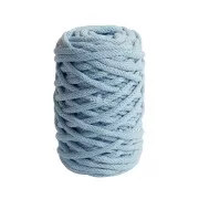 Bobine de cordon DMC 4mm coton recyclé pour macramé - Eco Vita 12 - Bleu Ciel x55m