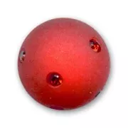 Perle ronde strass Polaris 14 mm Light Siam x1